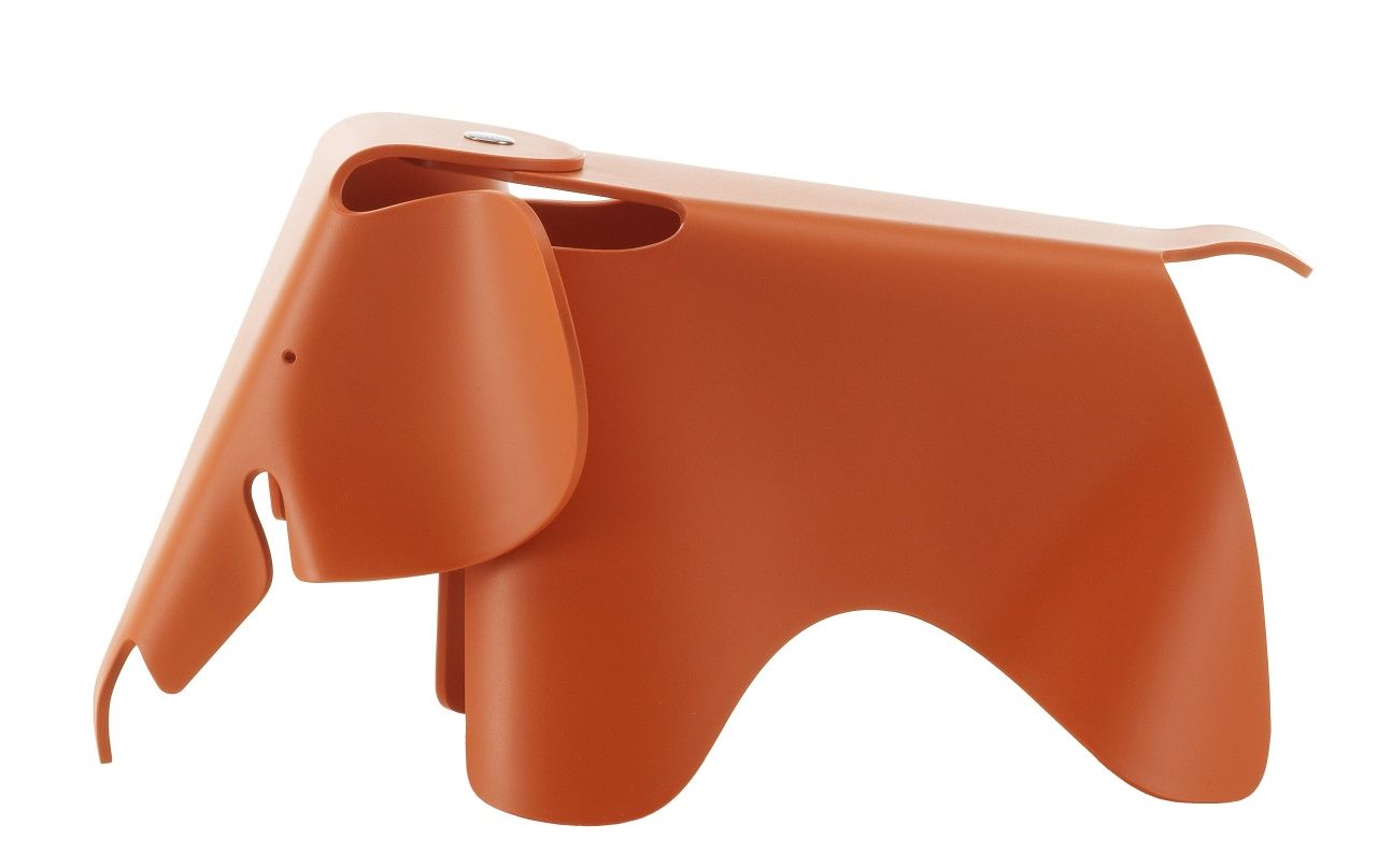 Eames Elephant Small klein RE Vitra Red Orange