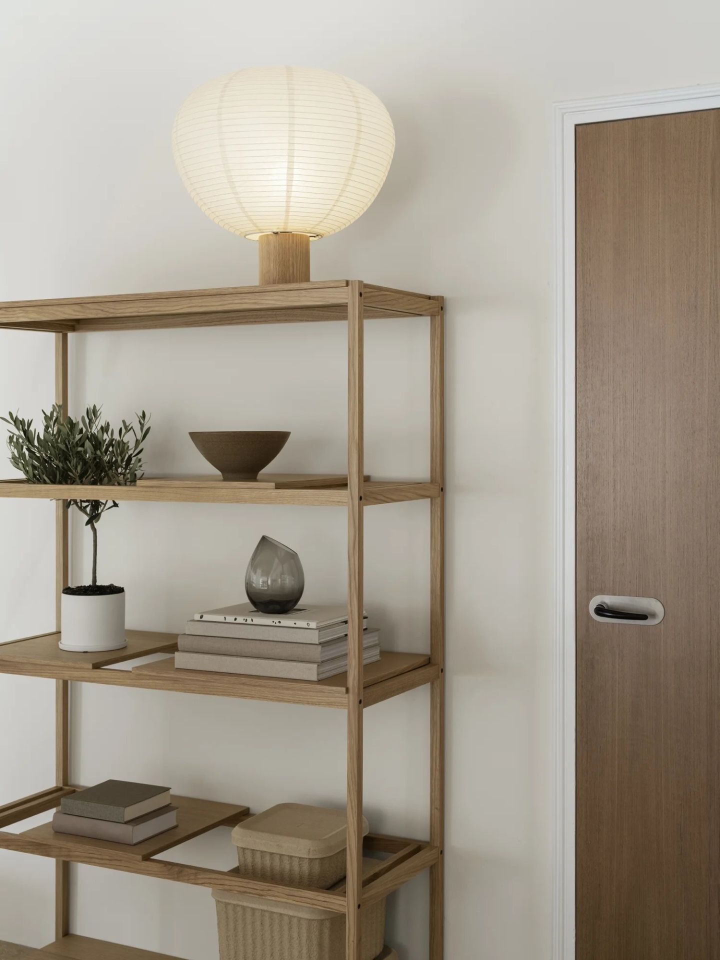 Kami Reispapier Tischleuchte Blomus