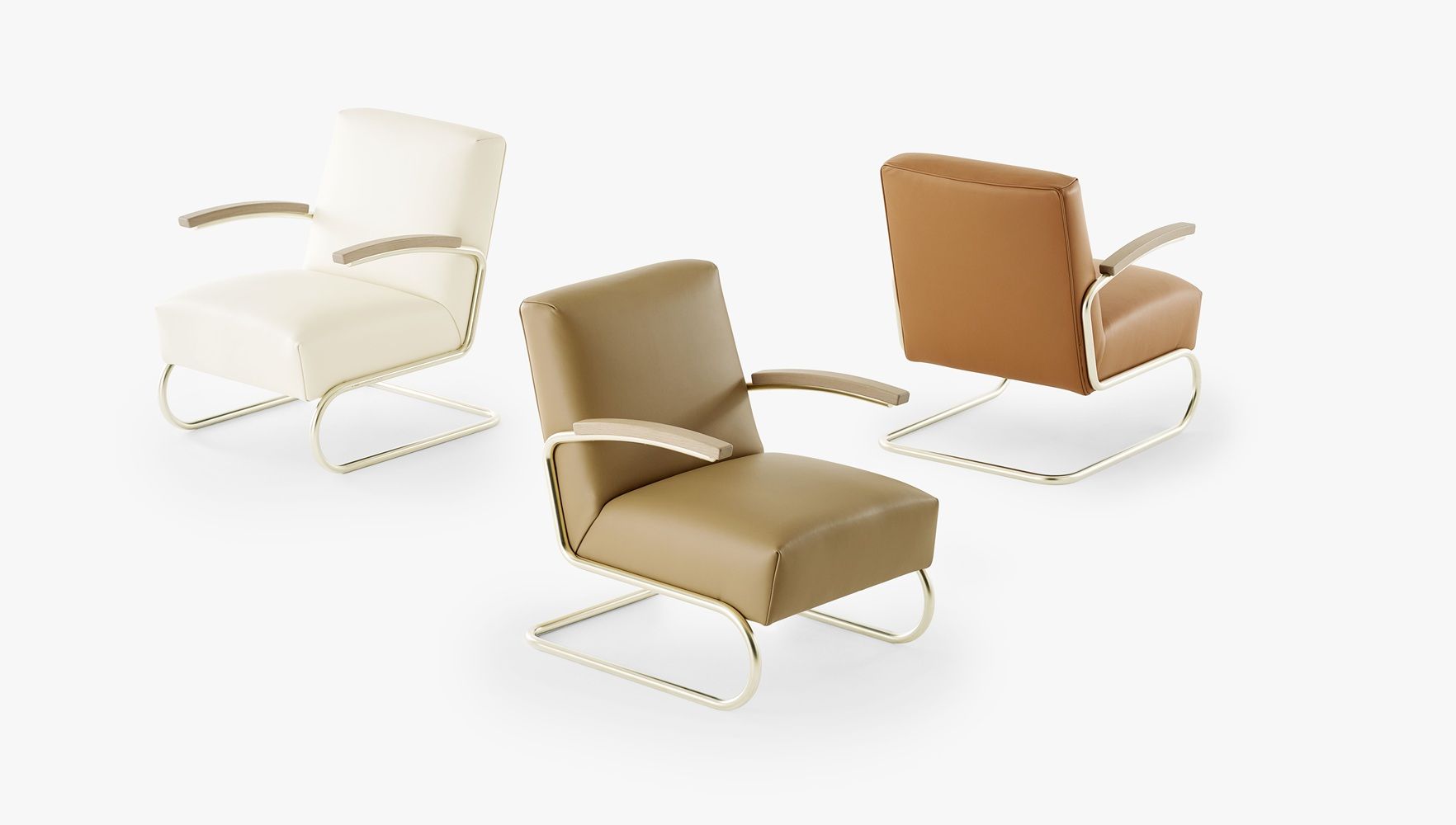 JS. Thonet by Jil Sander S 411 / S411 Sessel Nordic Thonet