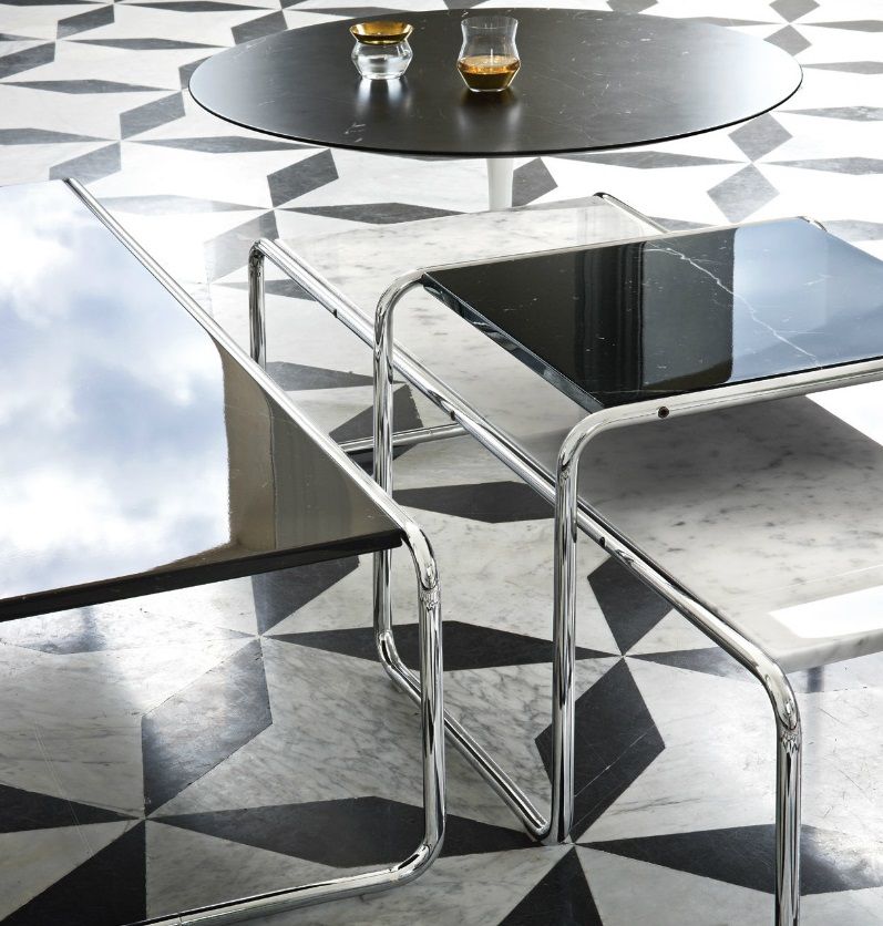 Laccio 2 Couchtisch groß schwarz, anthrazit Knoll International - QUICK SHIP