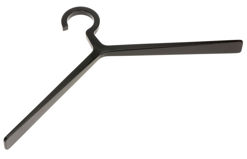 Kleider- und Jackenbügel für Damen – schwarzes Holz – 38 cm