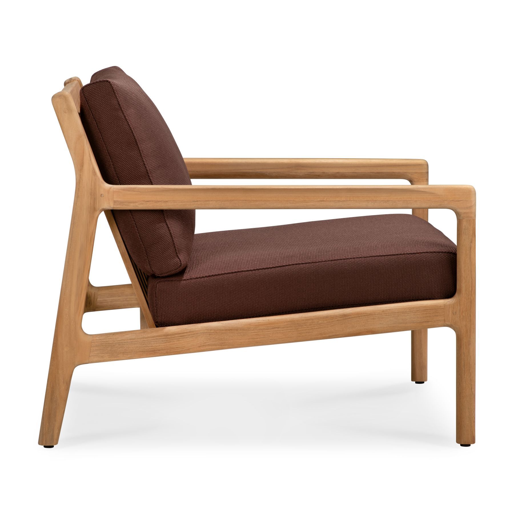 Jack Outdoor Loungesessel Teak Burgundy Ethnicraft