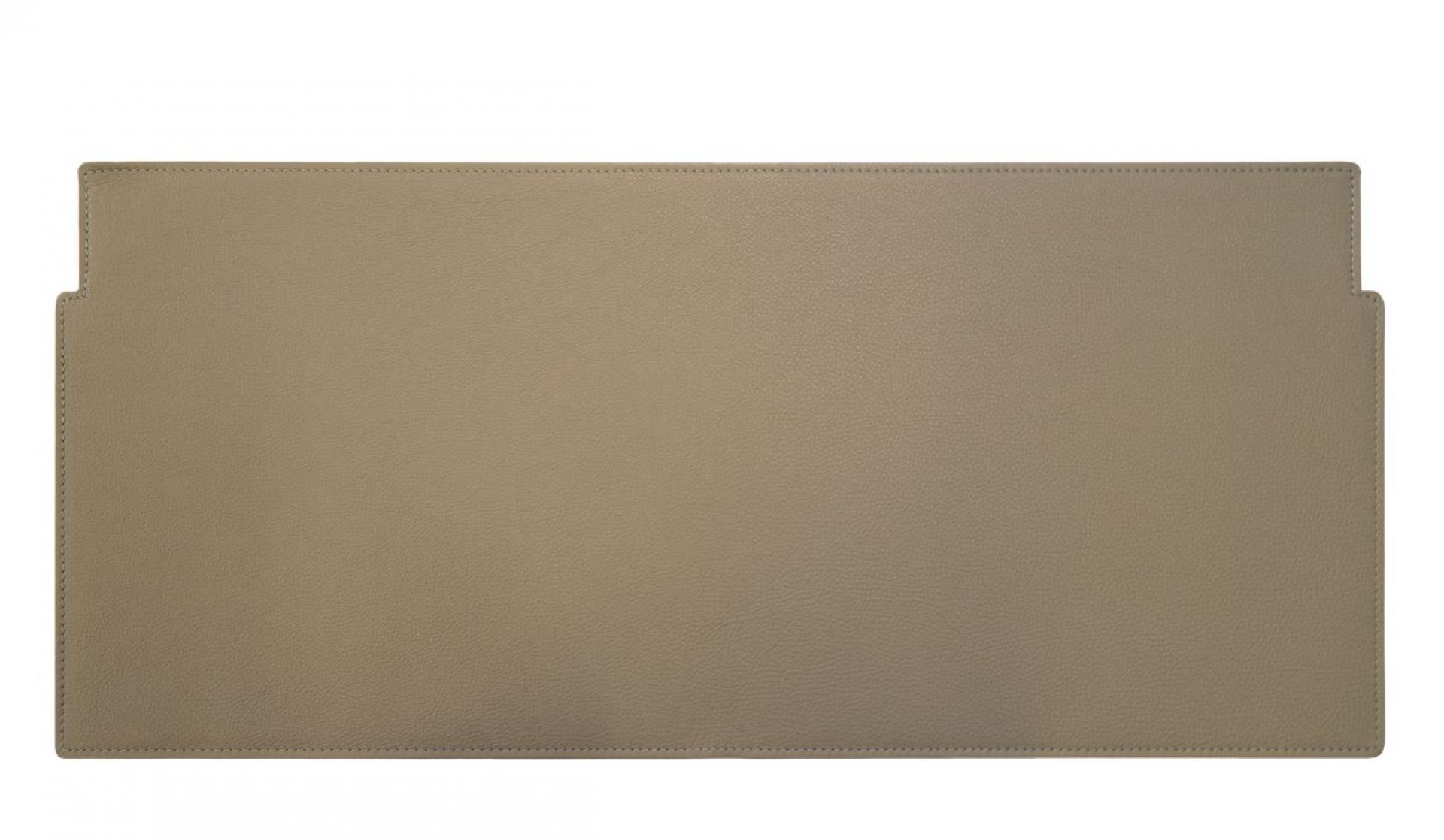 Lichtgraue Lederauflage 50x35 cm für USM Schreibtisch, hochwertige Schreibtischunterlage aus echtem Leder.