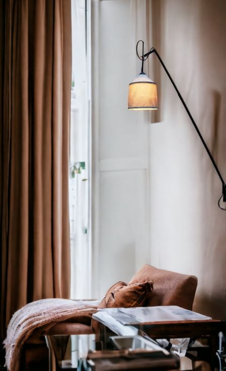 Jaima P307 + Schirm 71 Wandleuchte marset  