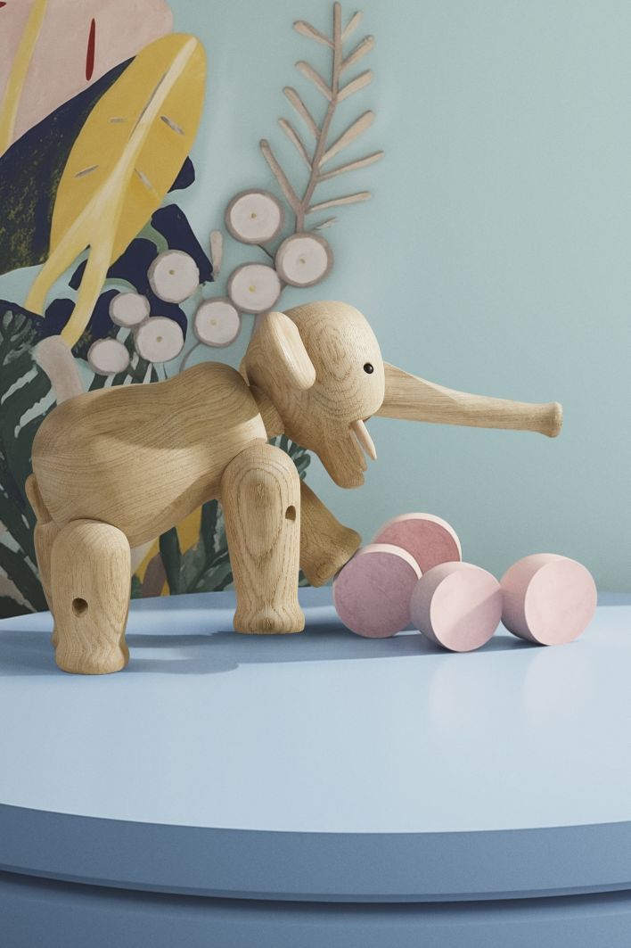 Elefant gross Eiche Kay Bojesen