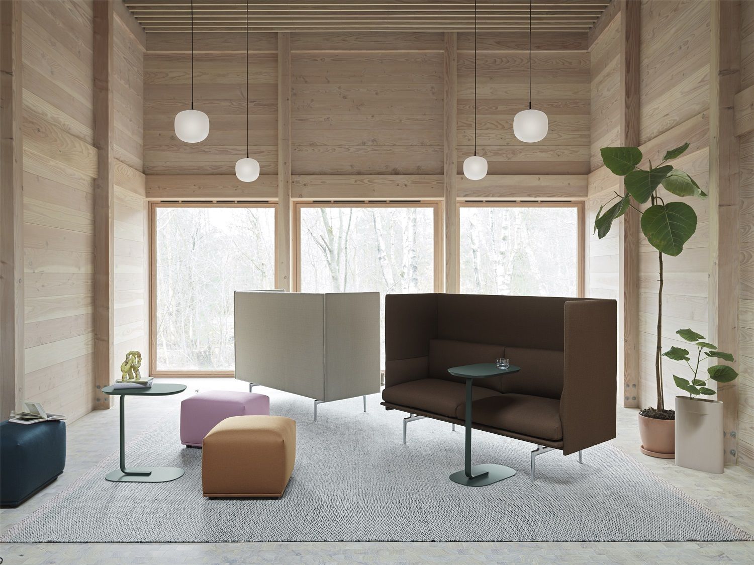 Echo Pouf Hocker Muuto