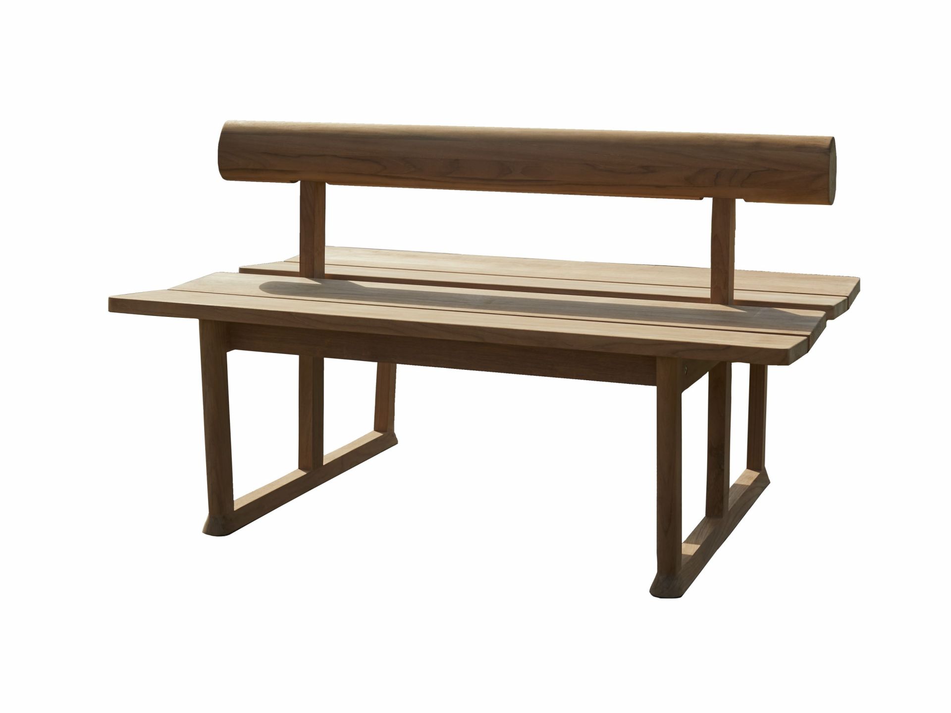 Banco Bank Teakholz Gartenbank von Skagerak by Fritz Hansen für zwei Personen.