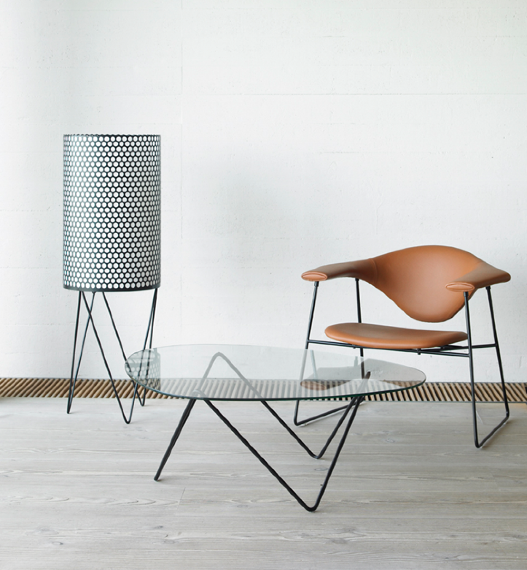 Pedrera Stehleuchte PD2 weiß Gubi