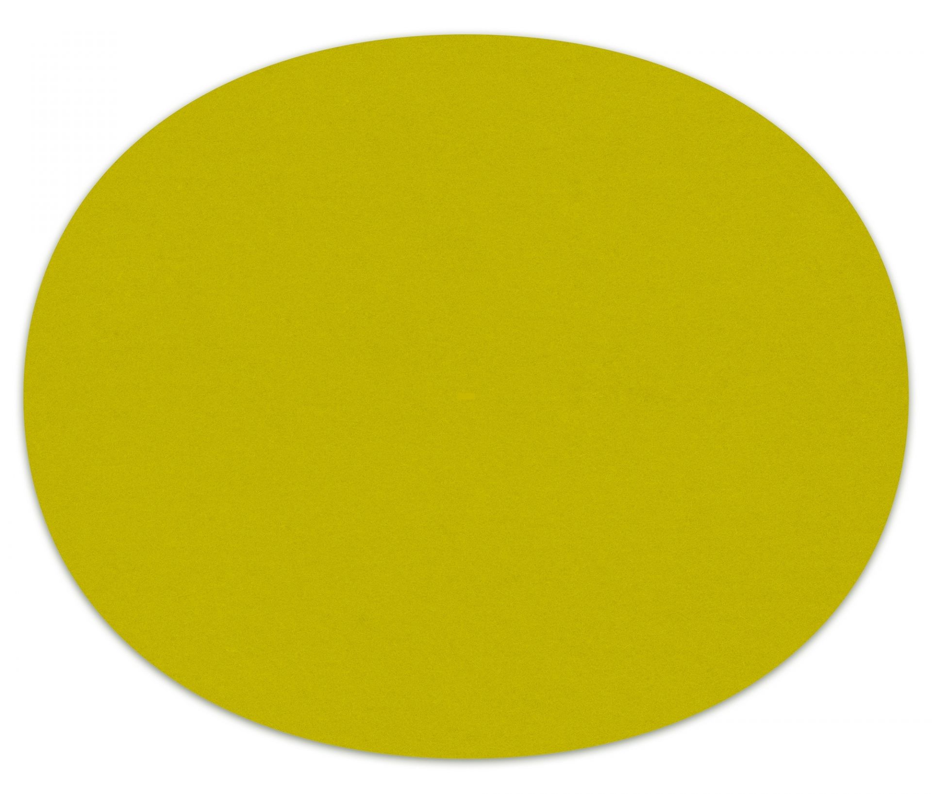 Grüne, runde Sitzauflage aus Filz für den Vitra Panton Chair von Hey Sign.