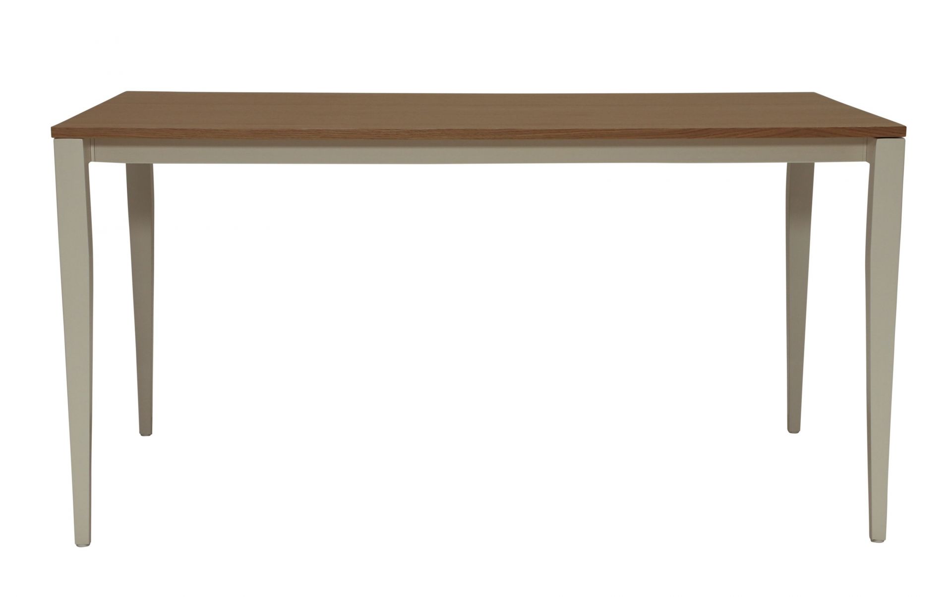 Jupiter Ausziehtisch von Jan Kurtz: Rechteckiger Esstisch mit Holzplatte und hellen Beinen.