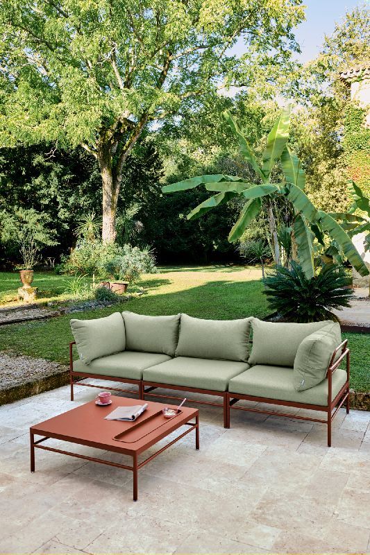 Rivage Beistelltisch Outdoor B 85 x T 85 x H 29,5 cm Fermob