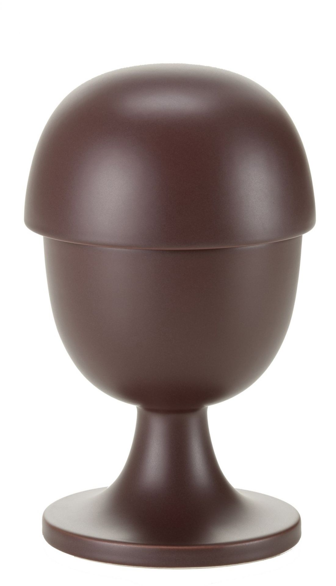 Brauner Vitra Keramikbehälter NO.3 mit Deckel, ideal für Aufbewahrung und Dekoration.