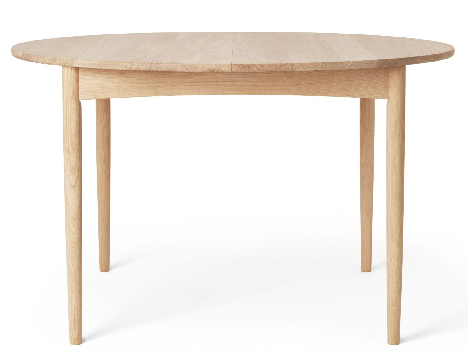 Runder BM0121 Borge Mogensen Esstisch von Carl Hansen & Søn aus hellem Holz.