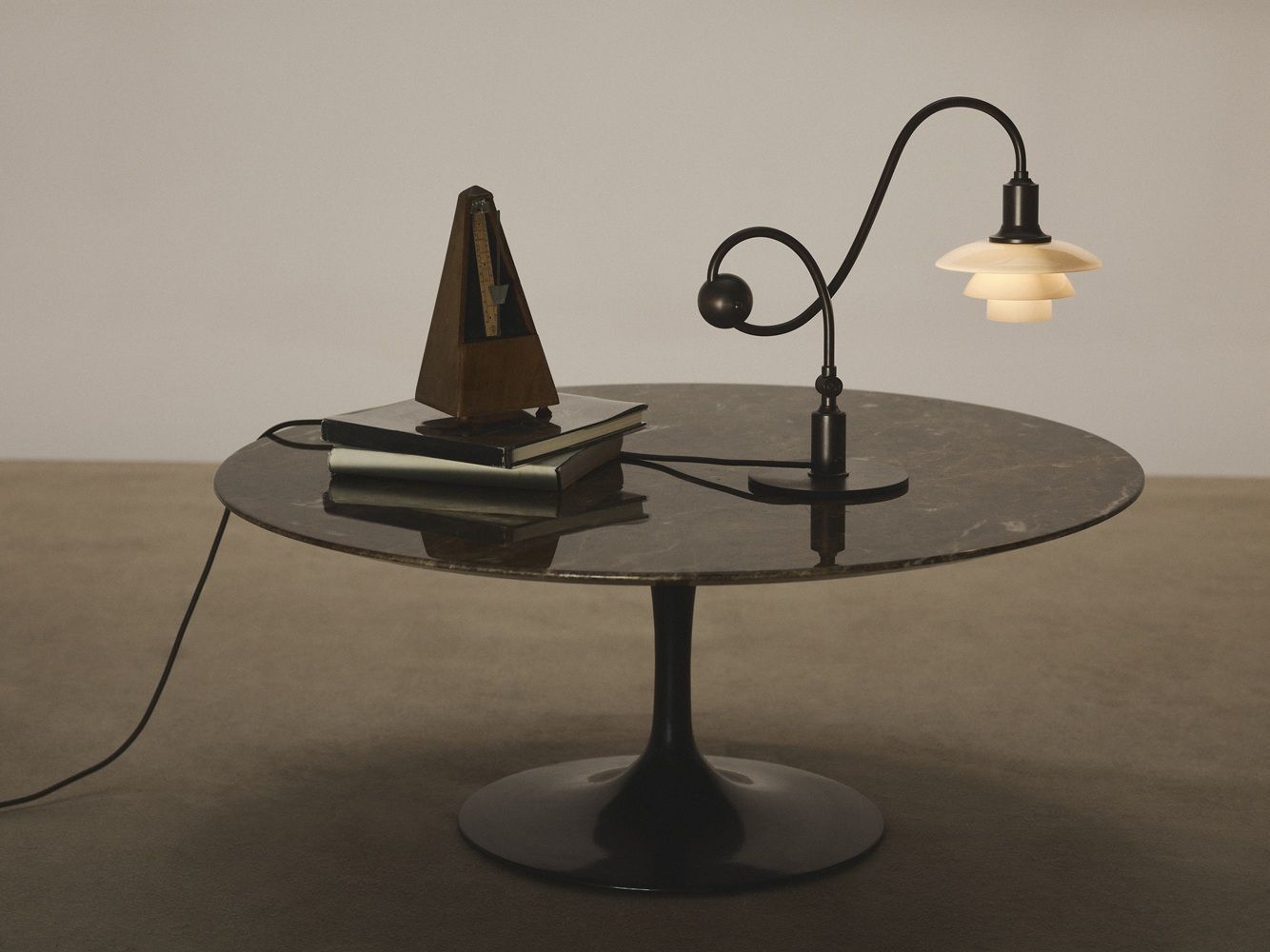 PH 1/1 Piano Tischleuchte Dusty Terracotta Louis Poulsen