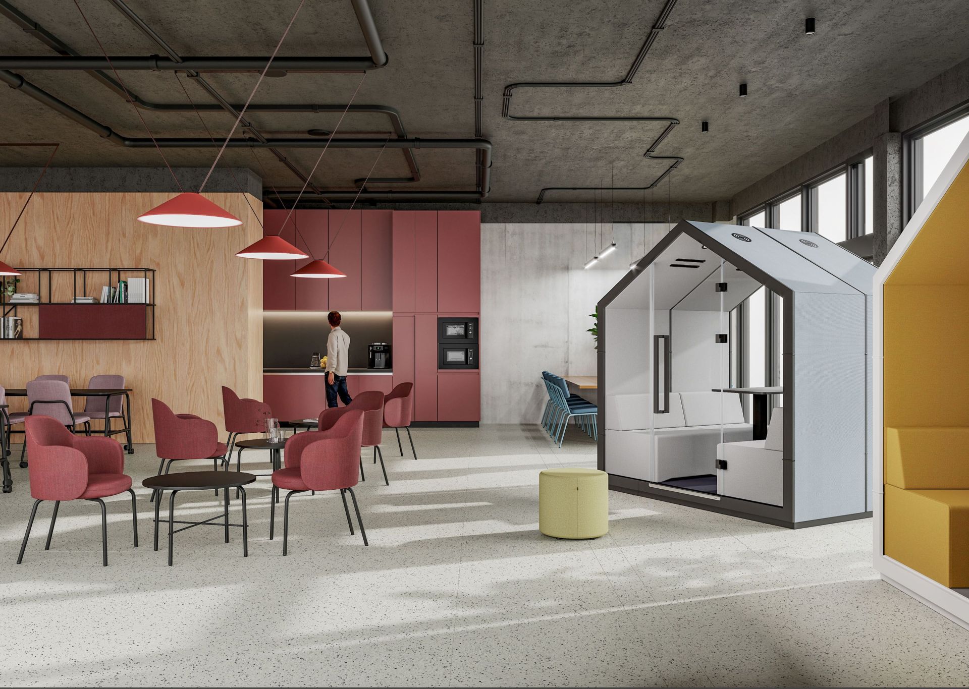 treehouse TH 4 Akustikmöbel für 4 Personen Bejot