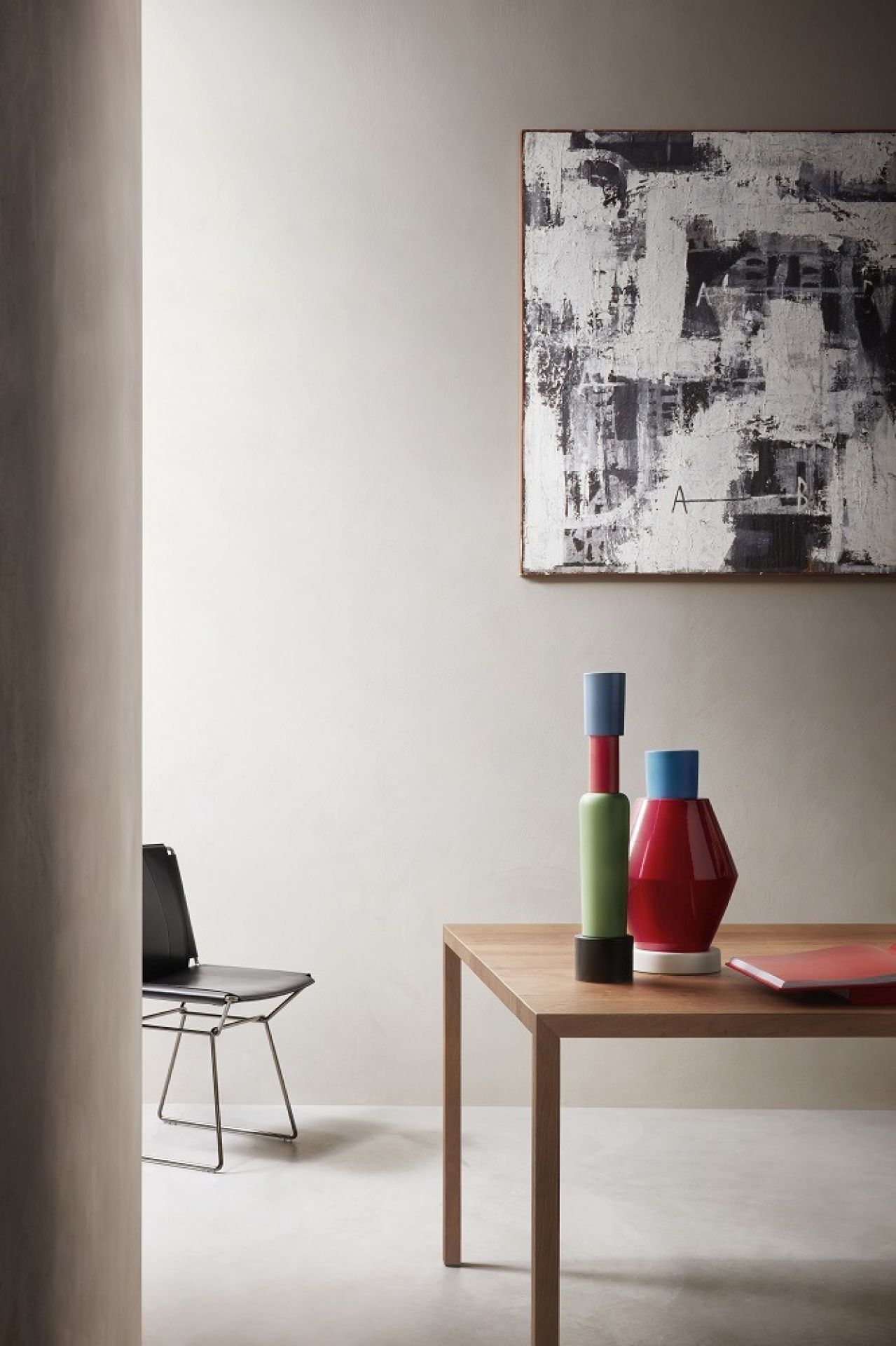 Neil Leather Chair Stuhl Leder MDF Italia