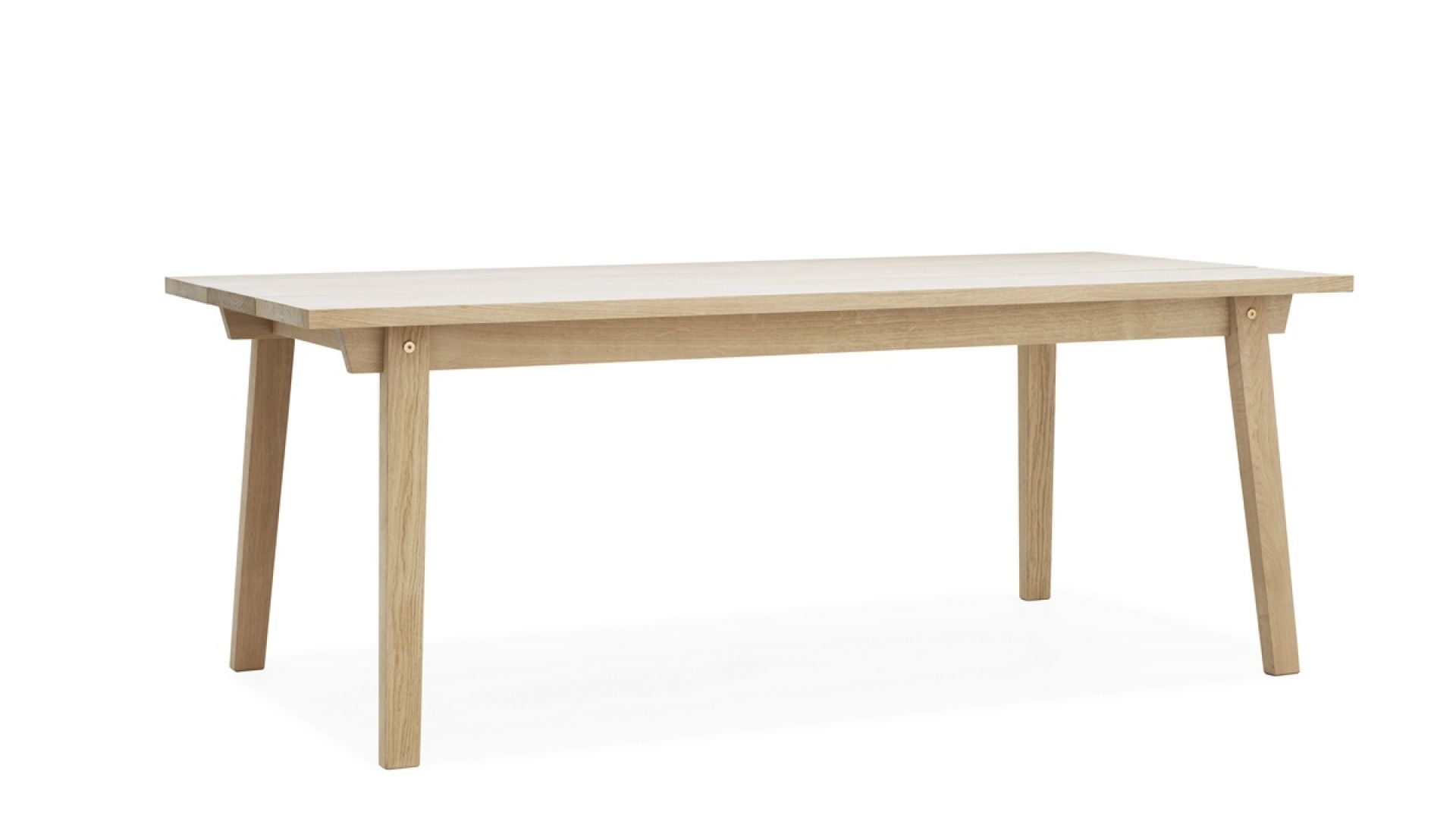 Slice Table von Normann Copenhagen: Heller Esstisch aus Eichenholz, modernes Design für Esszimmer und Küche.