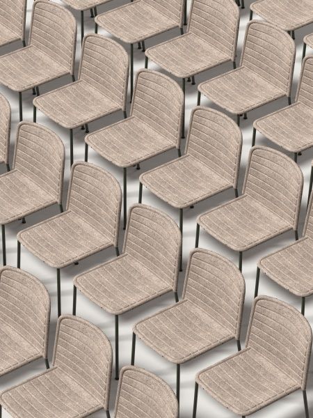 Flax Stacker Chair Stuhl Please wait to be seated 