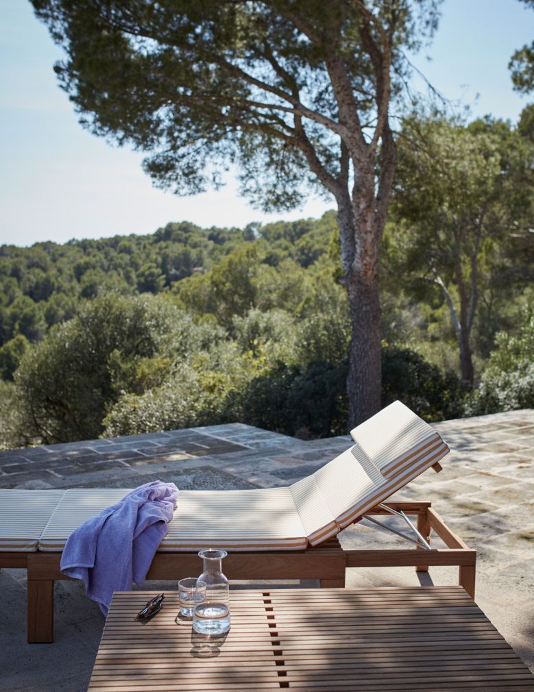 Riviera Sunbed Sonnenliege Outdoor Skagerak by Fritz Hansen