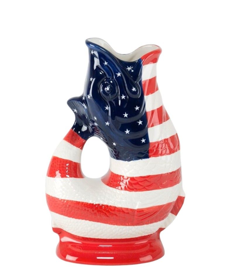 Gluckigluck Karaffe / Vase XL US Flag 