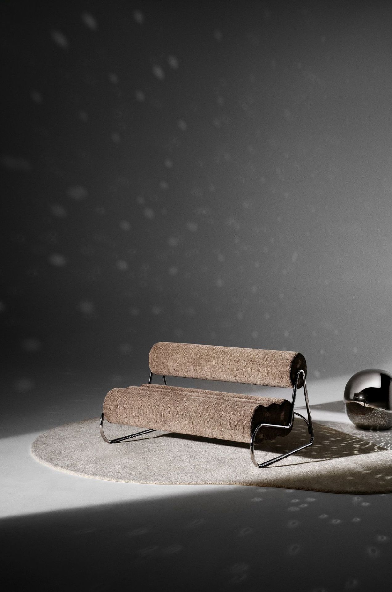 Fave Sofa 2-Sitzer Gestell schwarz Norr11