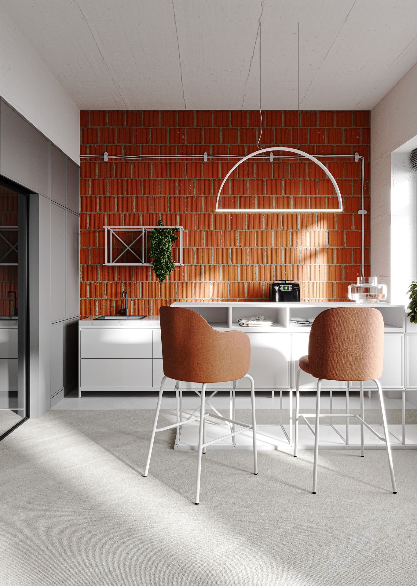 flos FS K H Barhocker Bejot