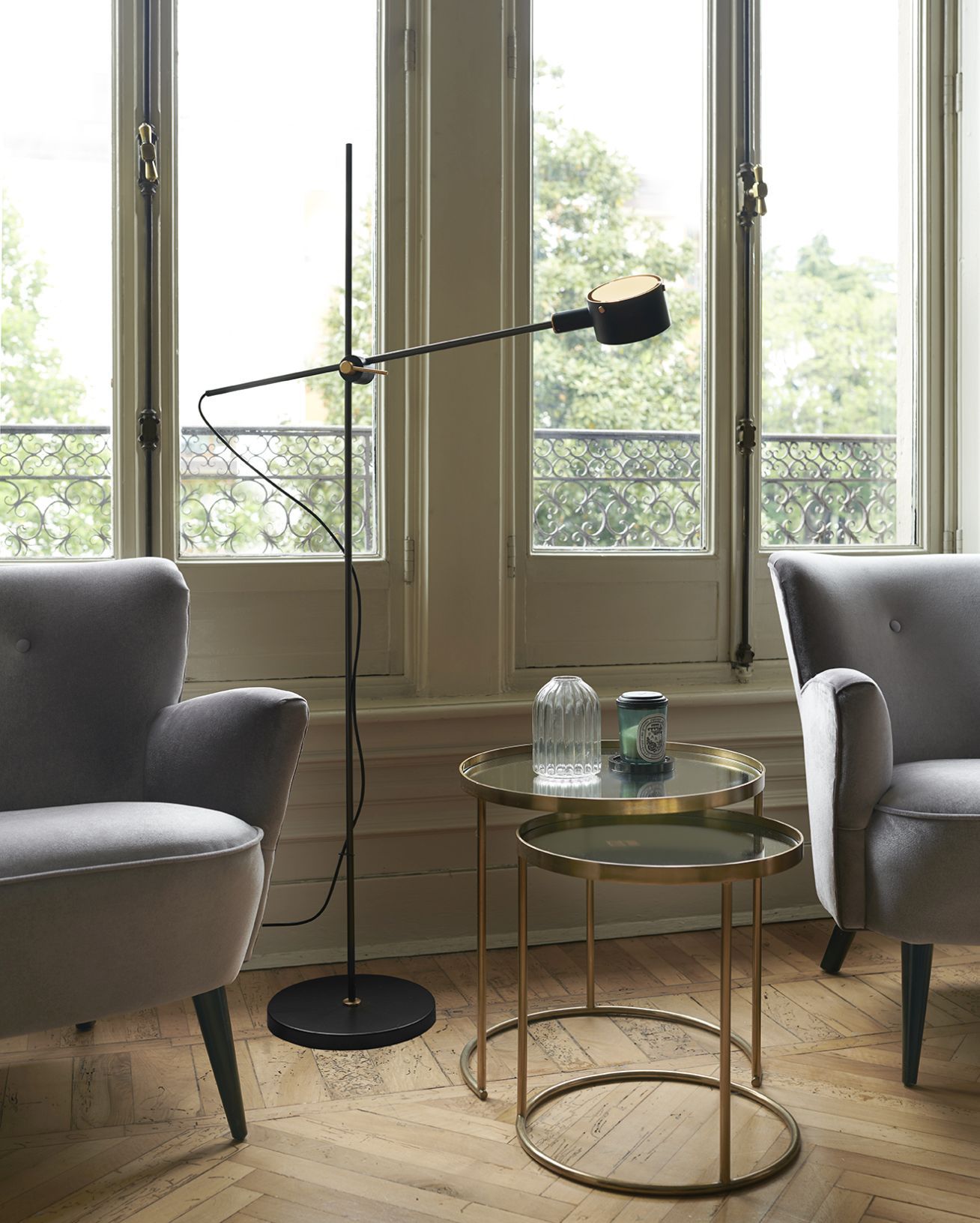 G.O. 352 Stehleuchte Oluce