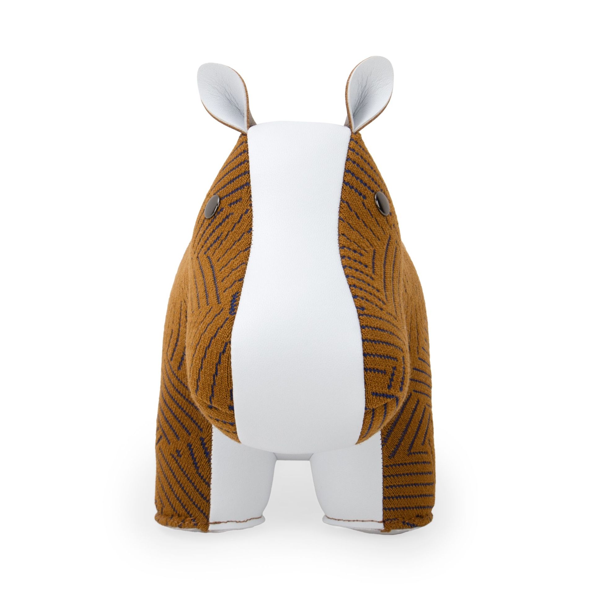 Buchstütze Hippo Razzle Dazzle tan Züny x KVADRAT