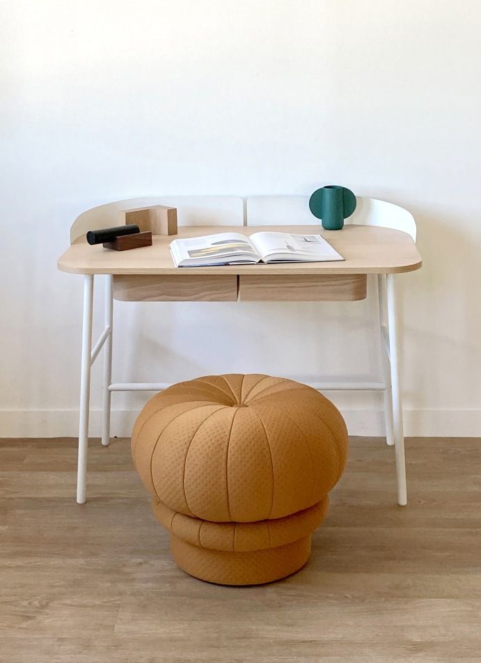 Victor Schreibtisch Hartô Blau matt