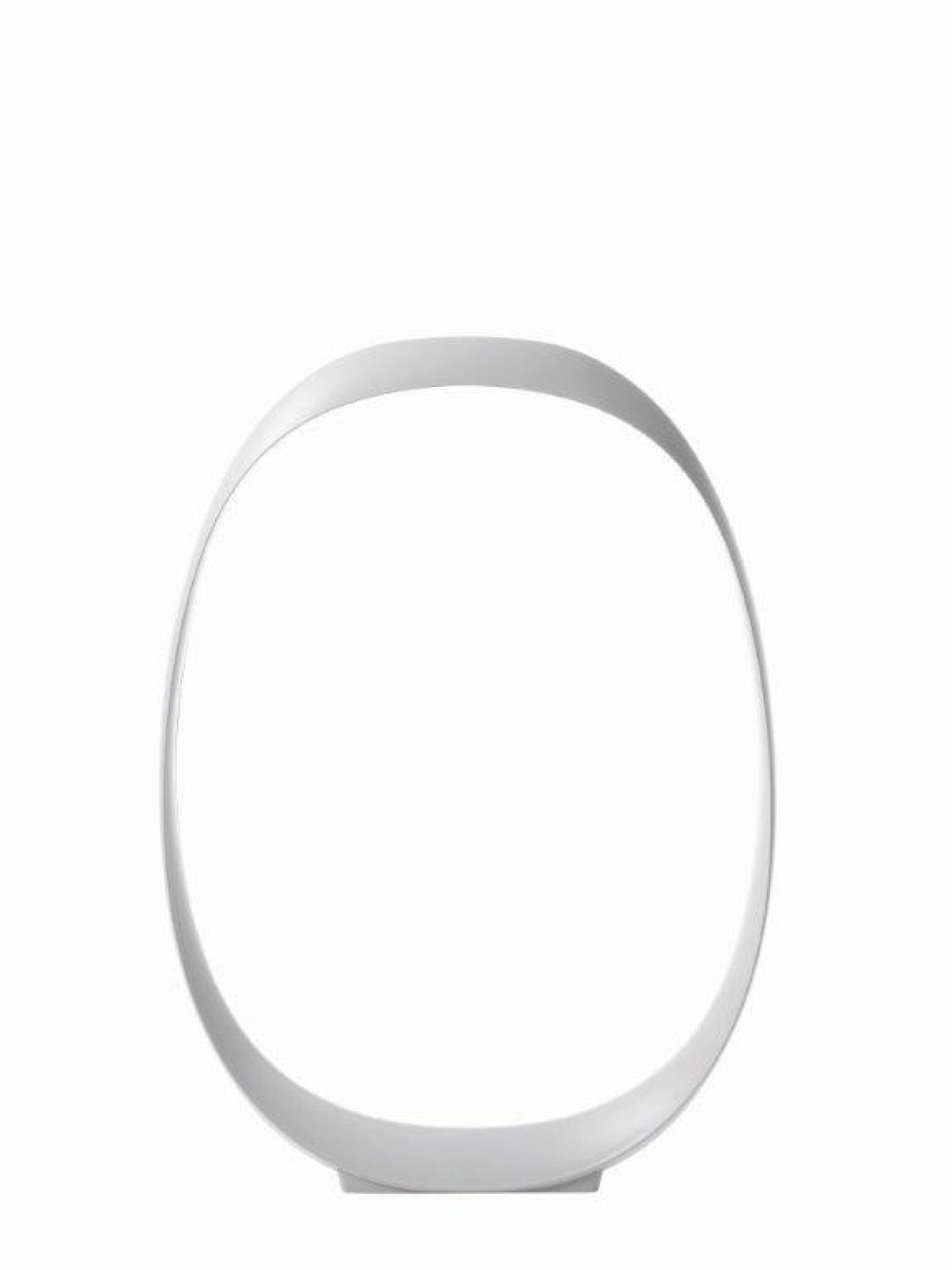 Weiße Anisha LED Tischleuchte von Foscarini: Modernes Design für stimmungsvolle Beleuchtung.