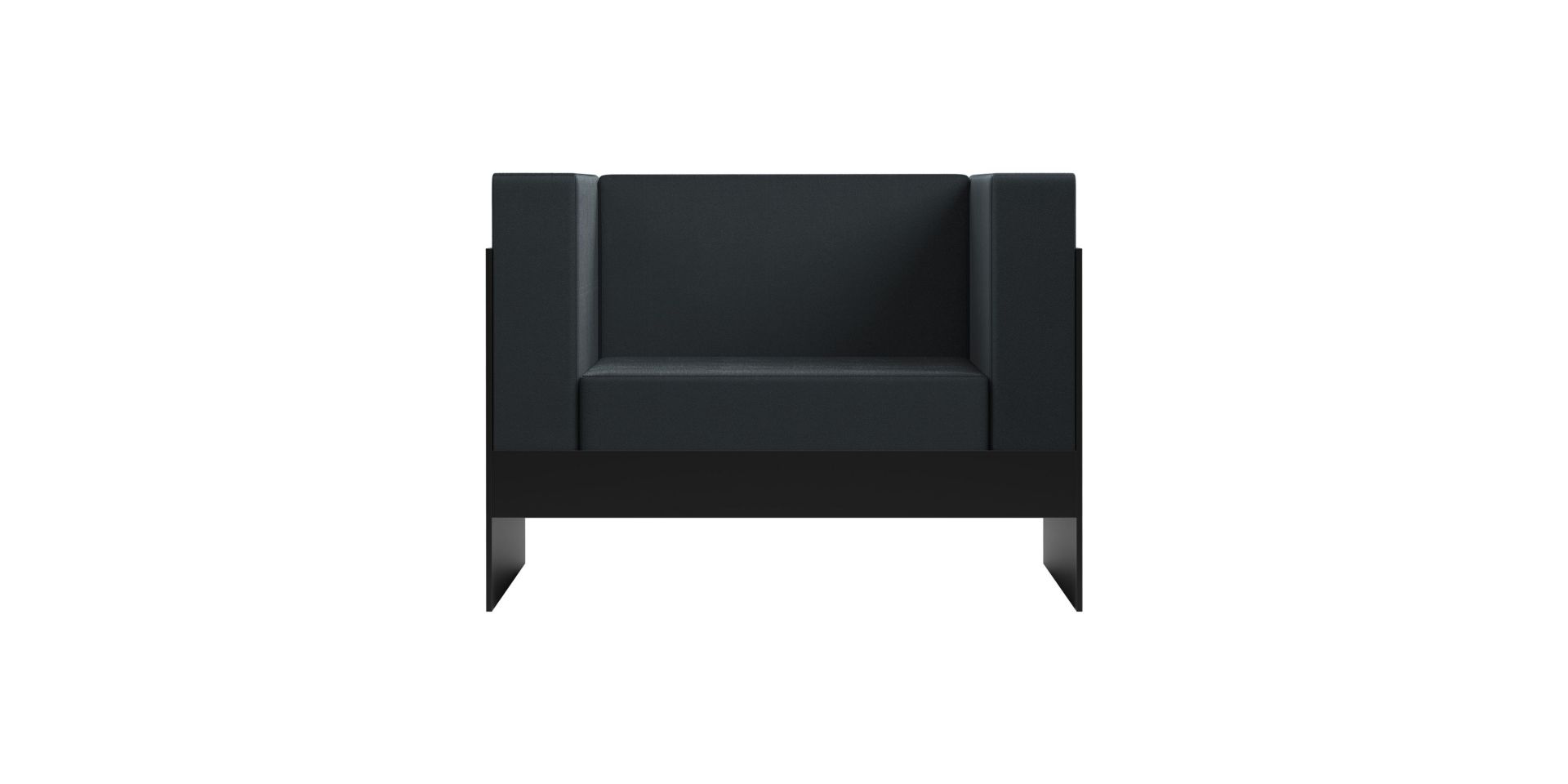 Standard Sofa 101x81x74 cm schwarz New Tendency