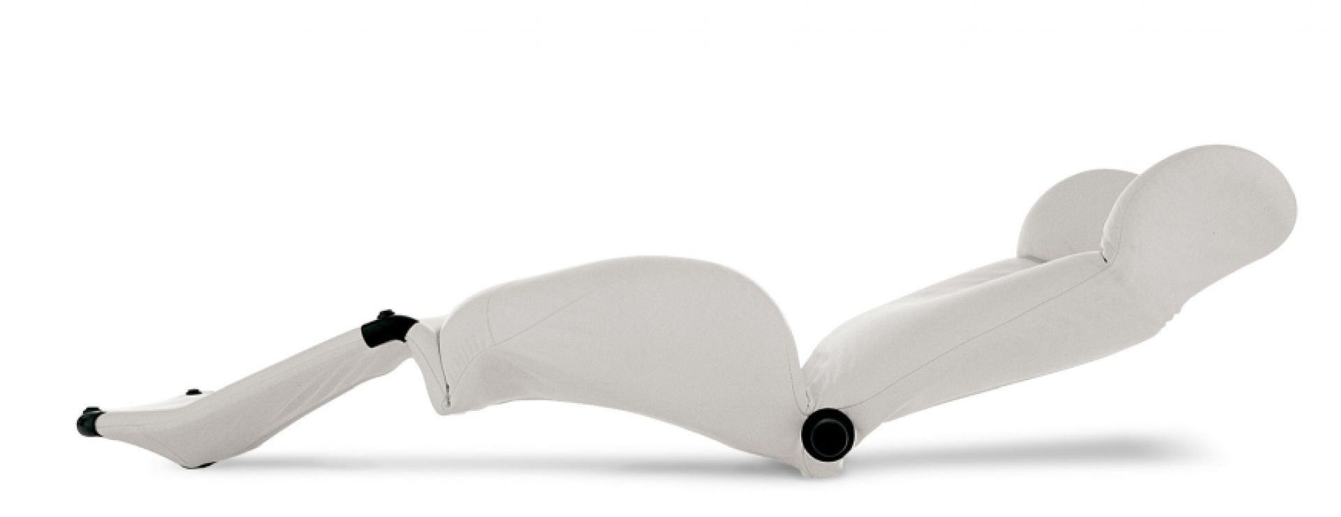 D - Schonbezug für Cassina Wink Fußstütze in Popeline rot, Detailansicht.