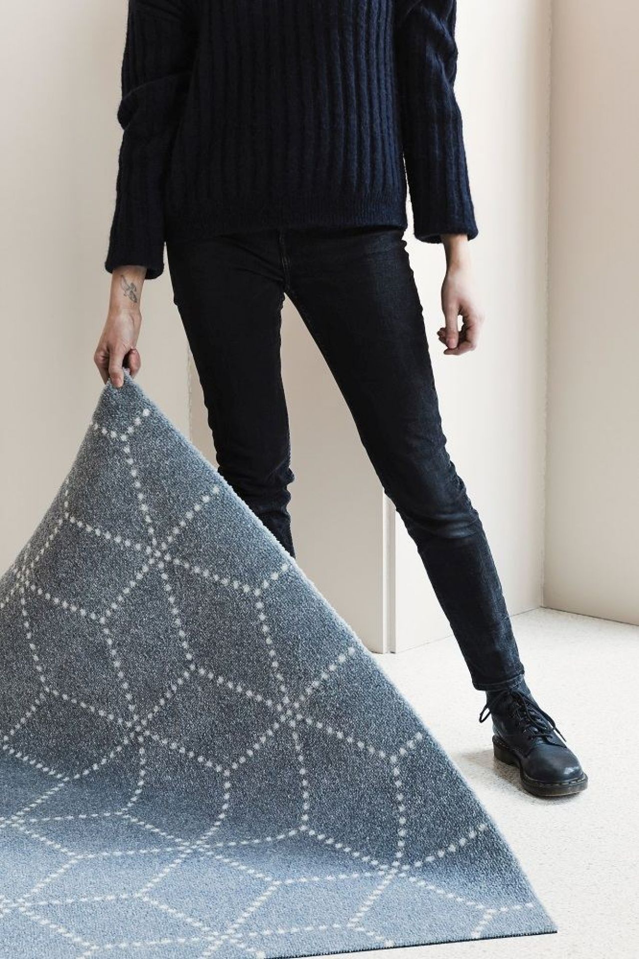 Hagl Indoor / Outdoor Fußmatte 60x85 cm / SCHWARZ Heymat EINZELSTÜCK