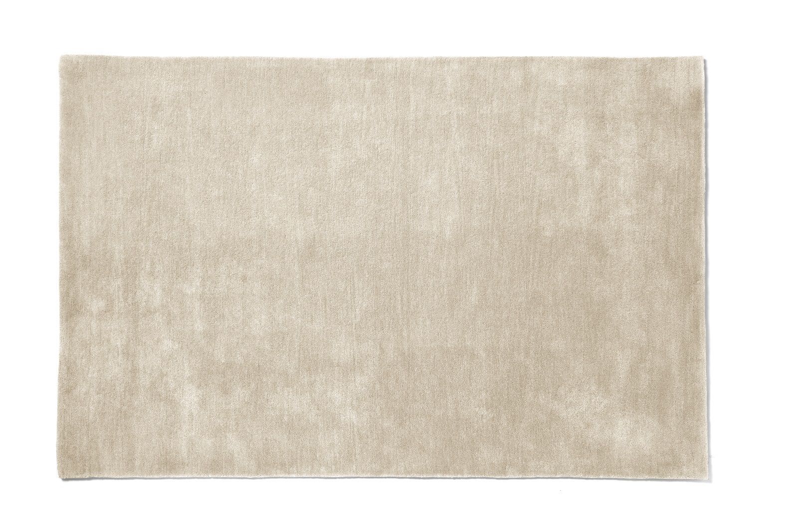 Beiger Hay Teppich "Raw Rug No 2" (240x170 cm) aus Wolle, ideal für Wohnzimmer und Schlafzimmer.