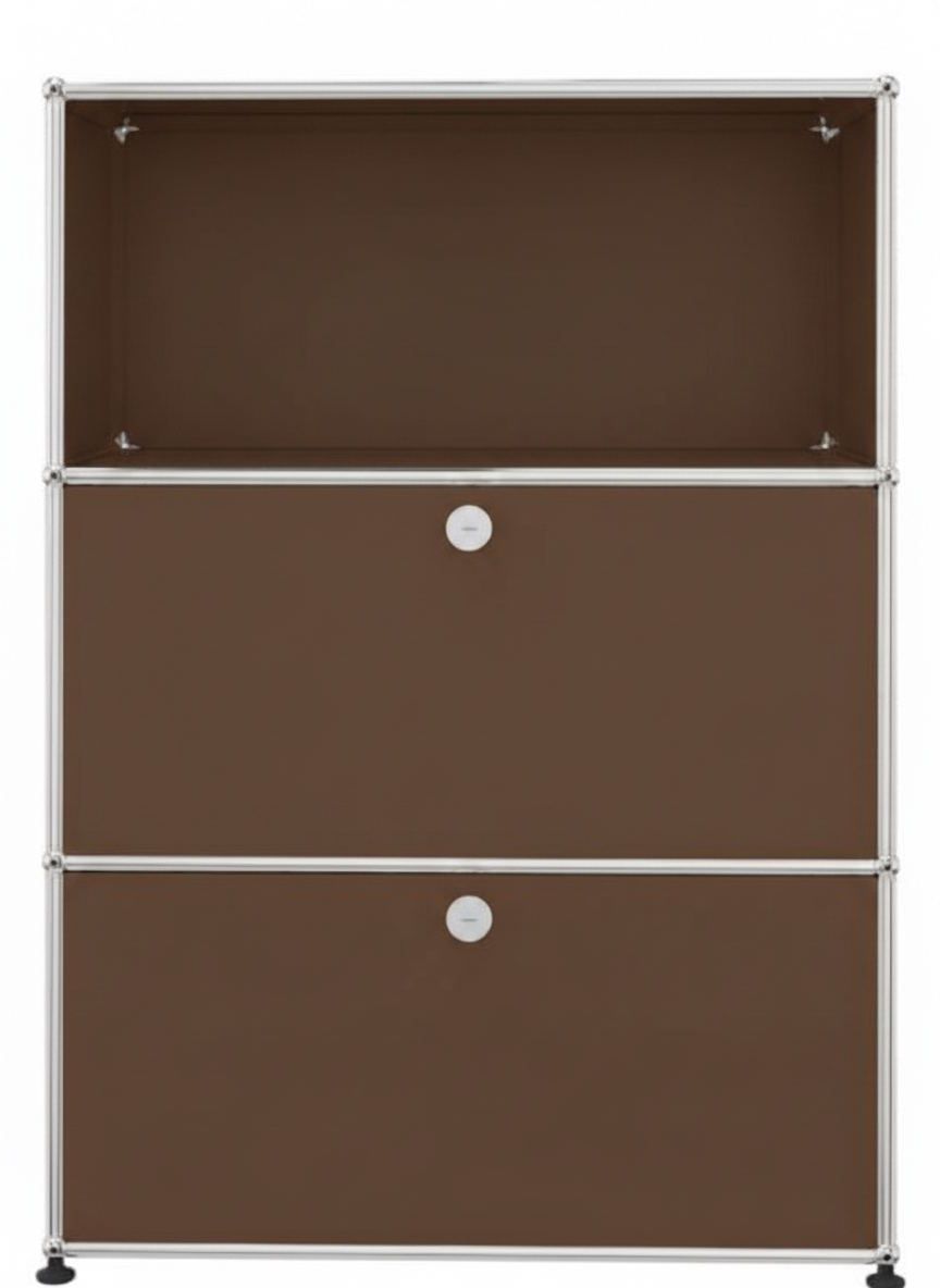 USM Haller Highboard 1 Offen / 2 Schubladen Braun