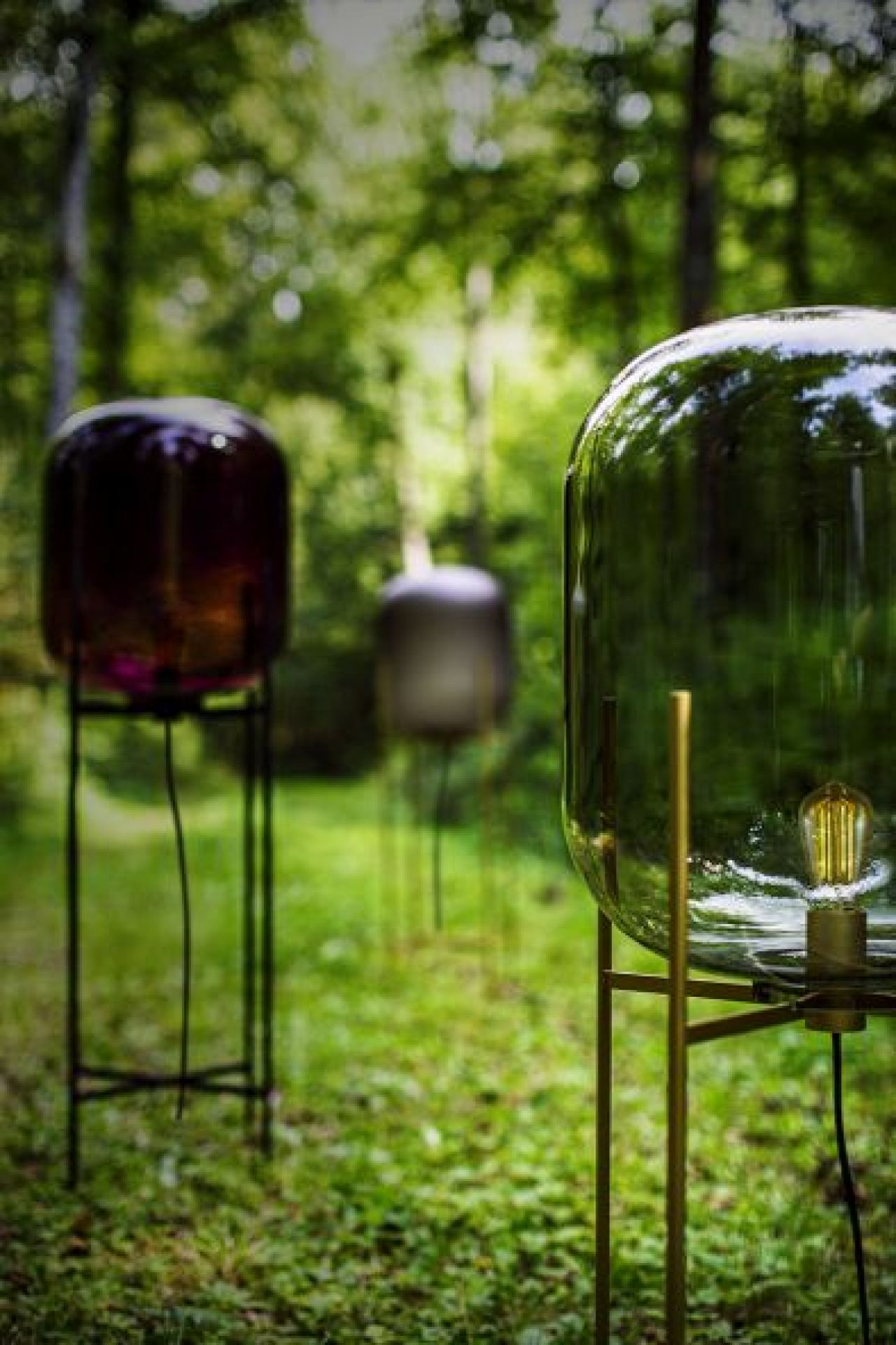 Oda Big Stehleuchte moonlightwhite - Gestell weiß Pulpo