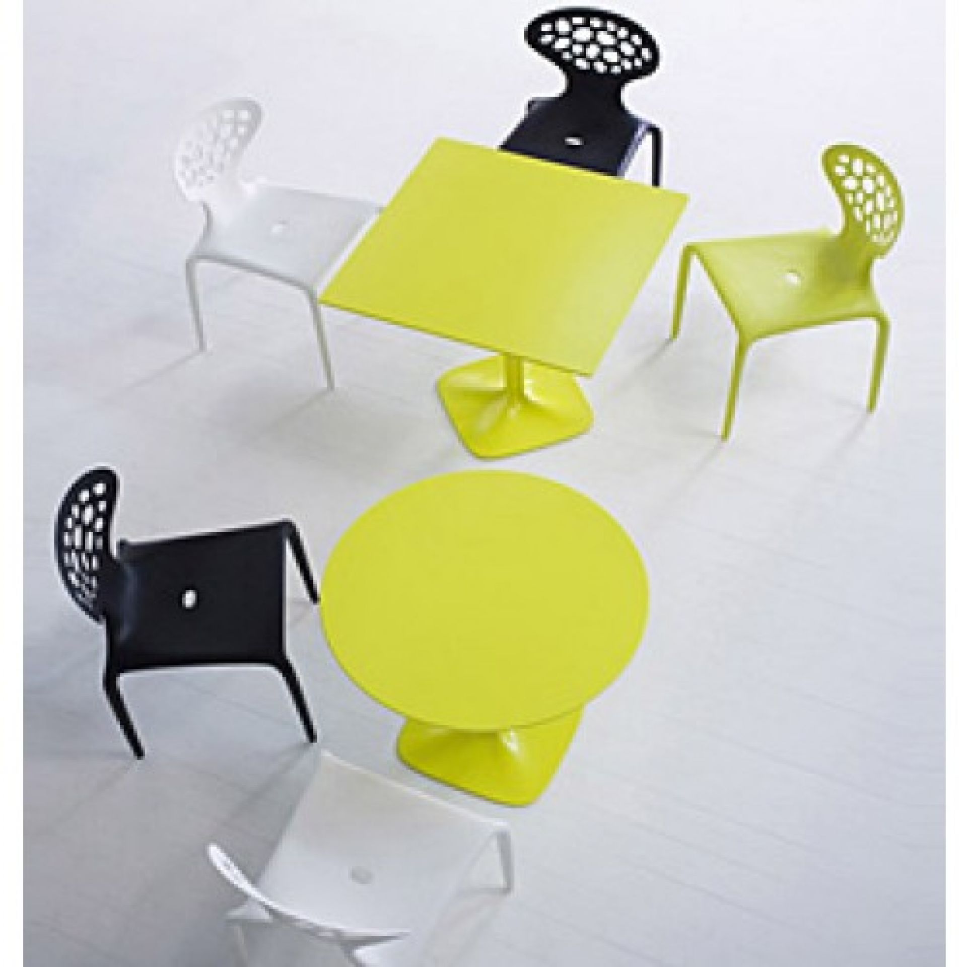 Stuhl Supernatural Sedia mit Löcher 4-er Set Moroso