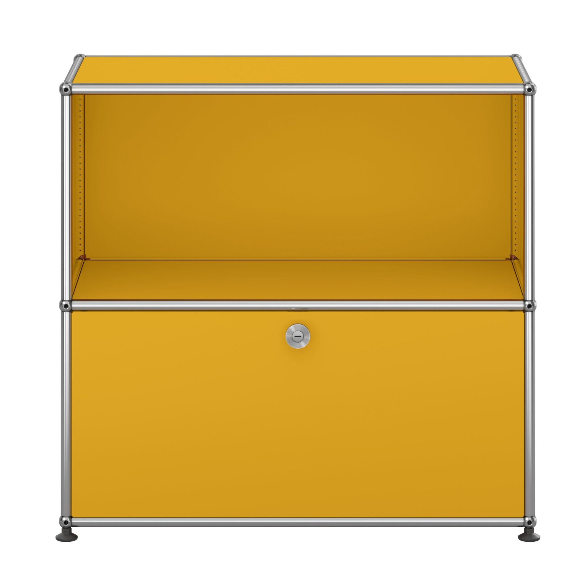 USM Haller Sideboard 1 Klappe / 1 Offen Goldgelb - QUICK SHIP