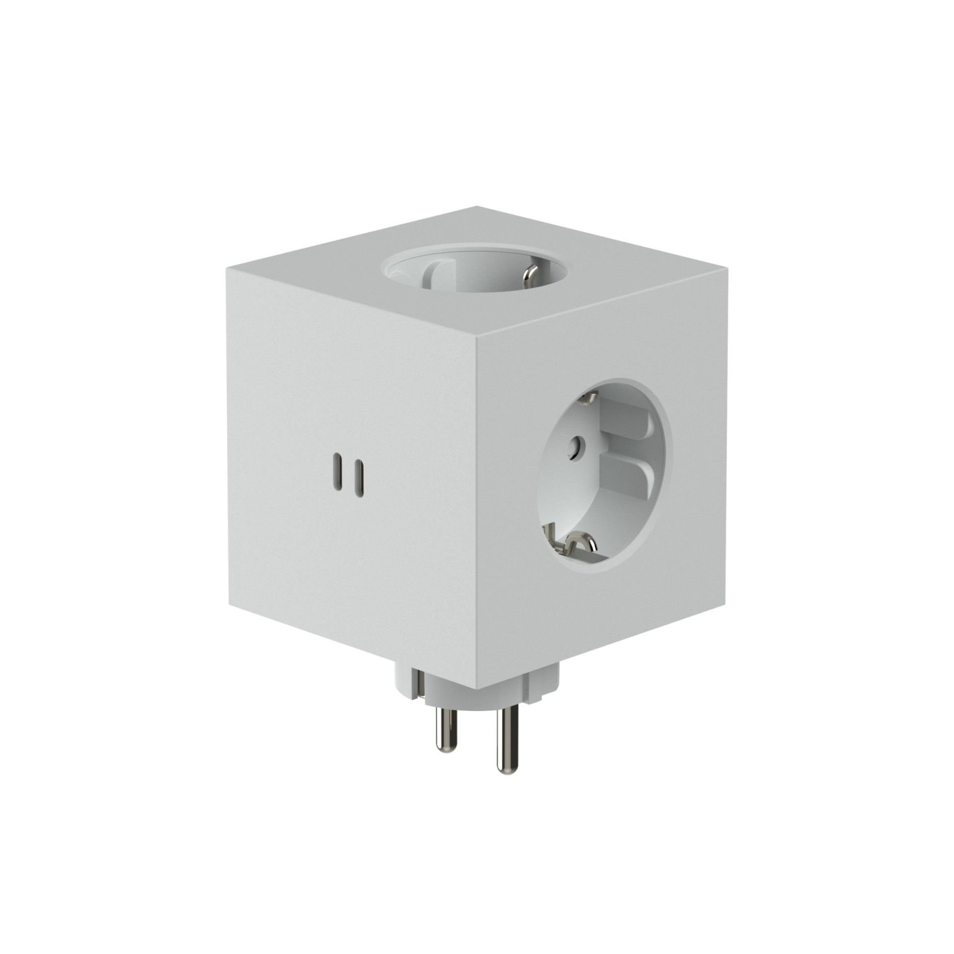 Avolt Square 2 Steckdosenwürfel Gotland Grau mit USB-C Anschluss für mehr Flexibilität.