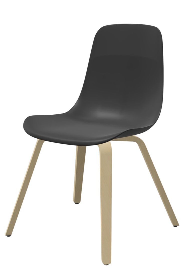 Elephantino Stuhl Holzgestell Kristalia