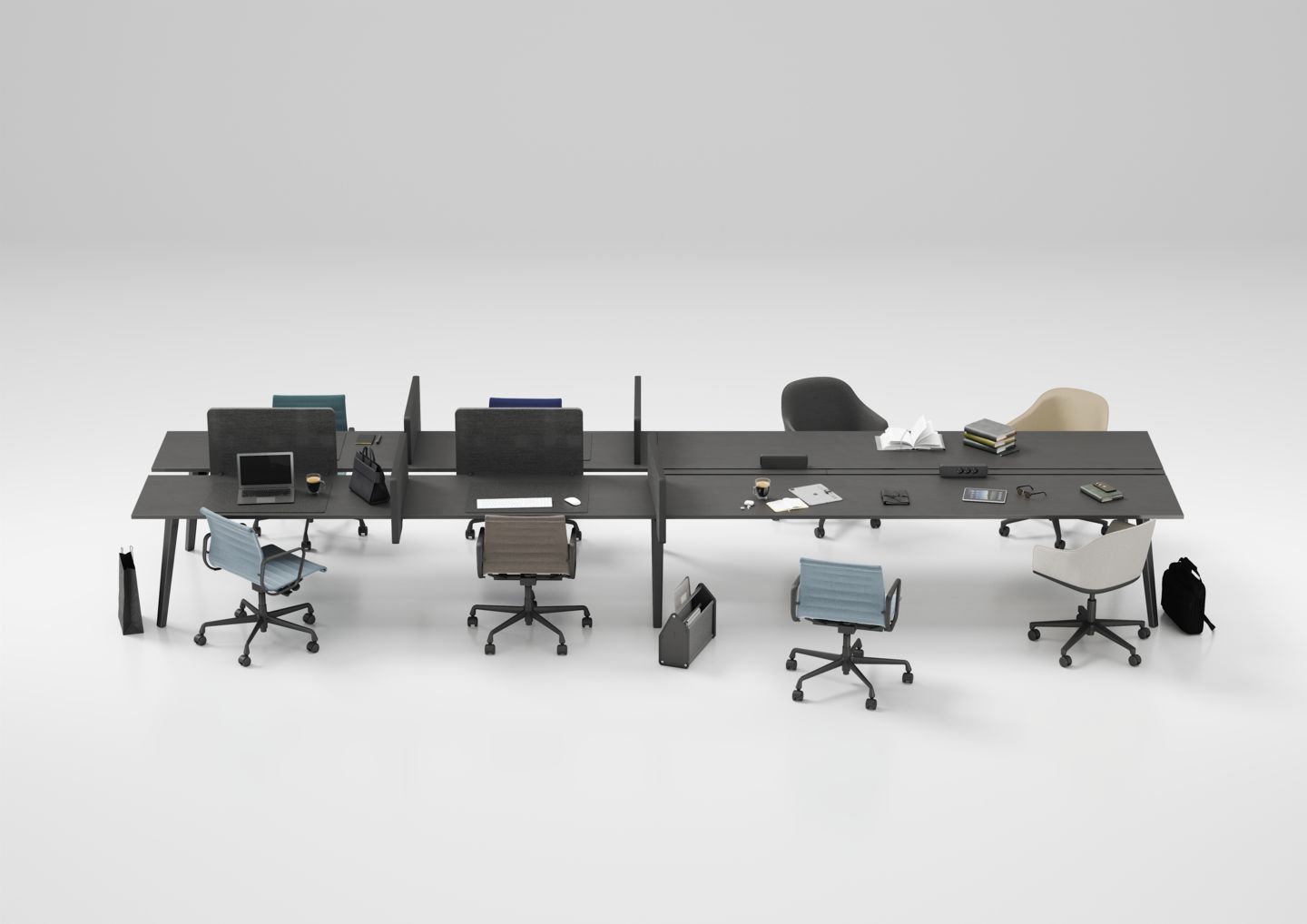 Eames Plastic Arm Chair DAL Stuhl Vollgepolstert Vitra