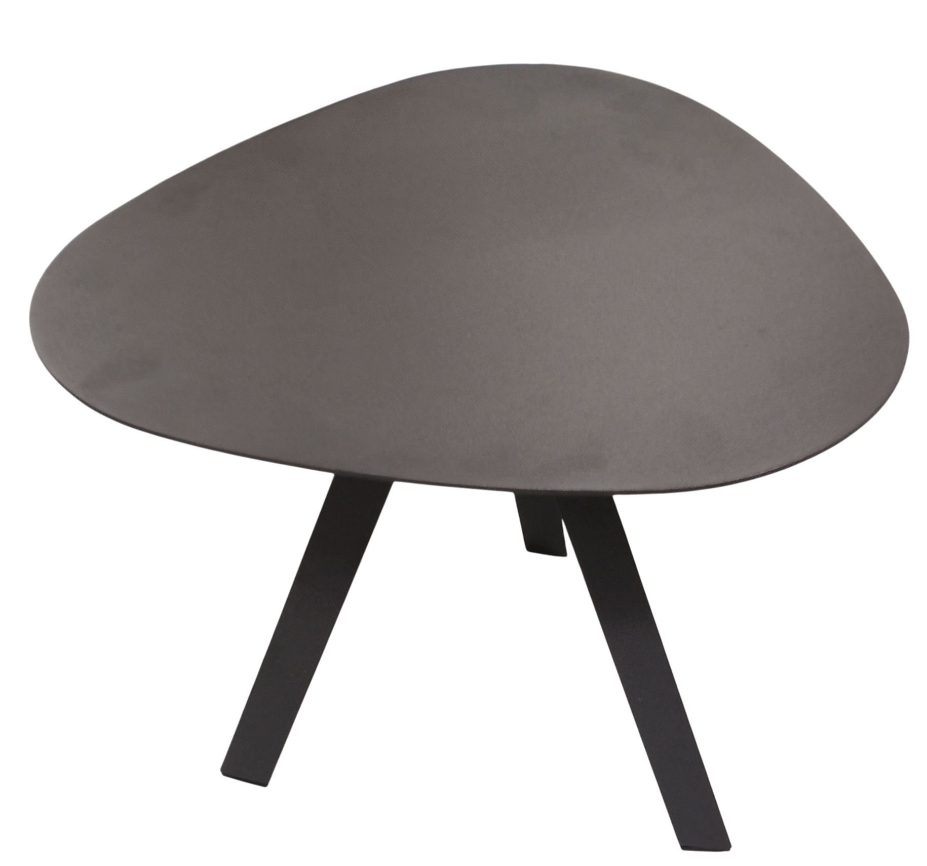 Flow Beistelltisch GRAU METALLIC Weishäupl MÄNGELEXEMPLAR