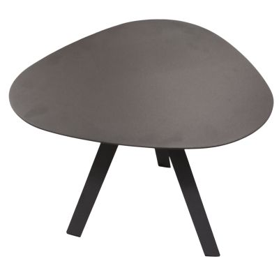 Flow Beistelltisch GRAU METALLIC Weishäupl MÄNGELEXEMPLAR