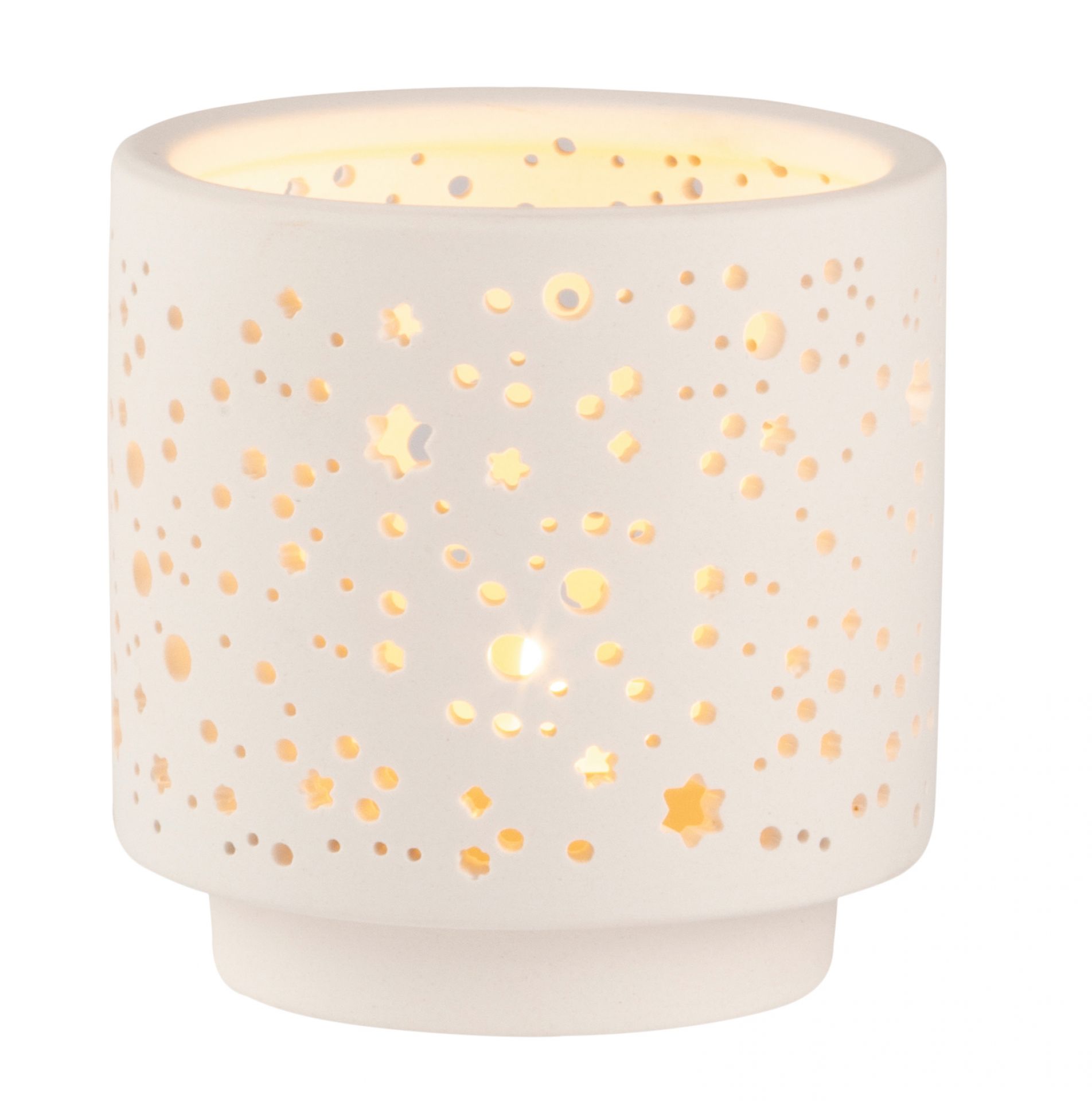 Weißes Living Licht von Räder mit Sternen und Punkten für stimmungsvolle Beleuchtung.