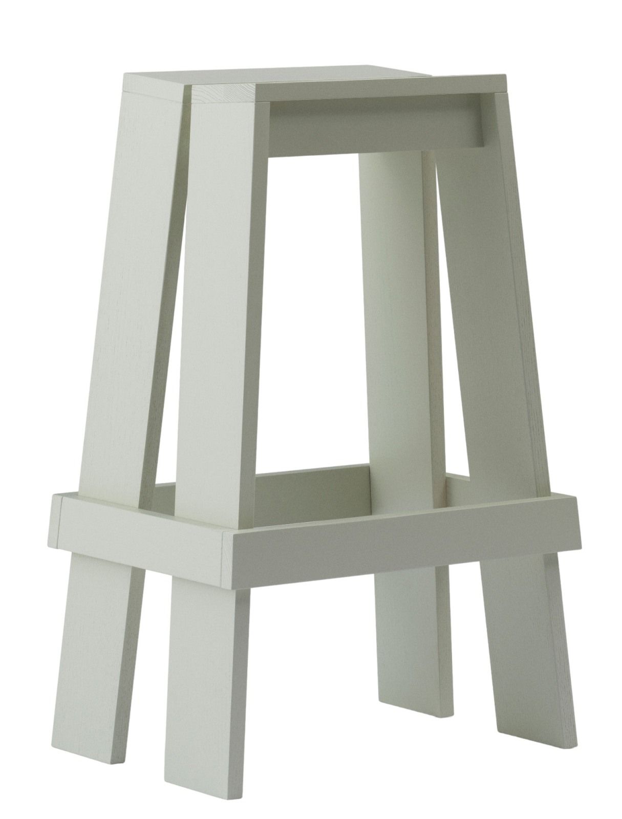 Heller, moderner Barhocker "Let Barstool" von Normann Copenhagen, Höhe 75 cm, für Küche oder Bar.