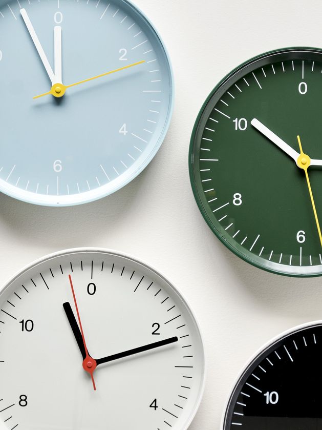 Wall Clock Wanduhr SCHWARZ Hay EINZELSTÜCK