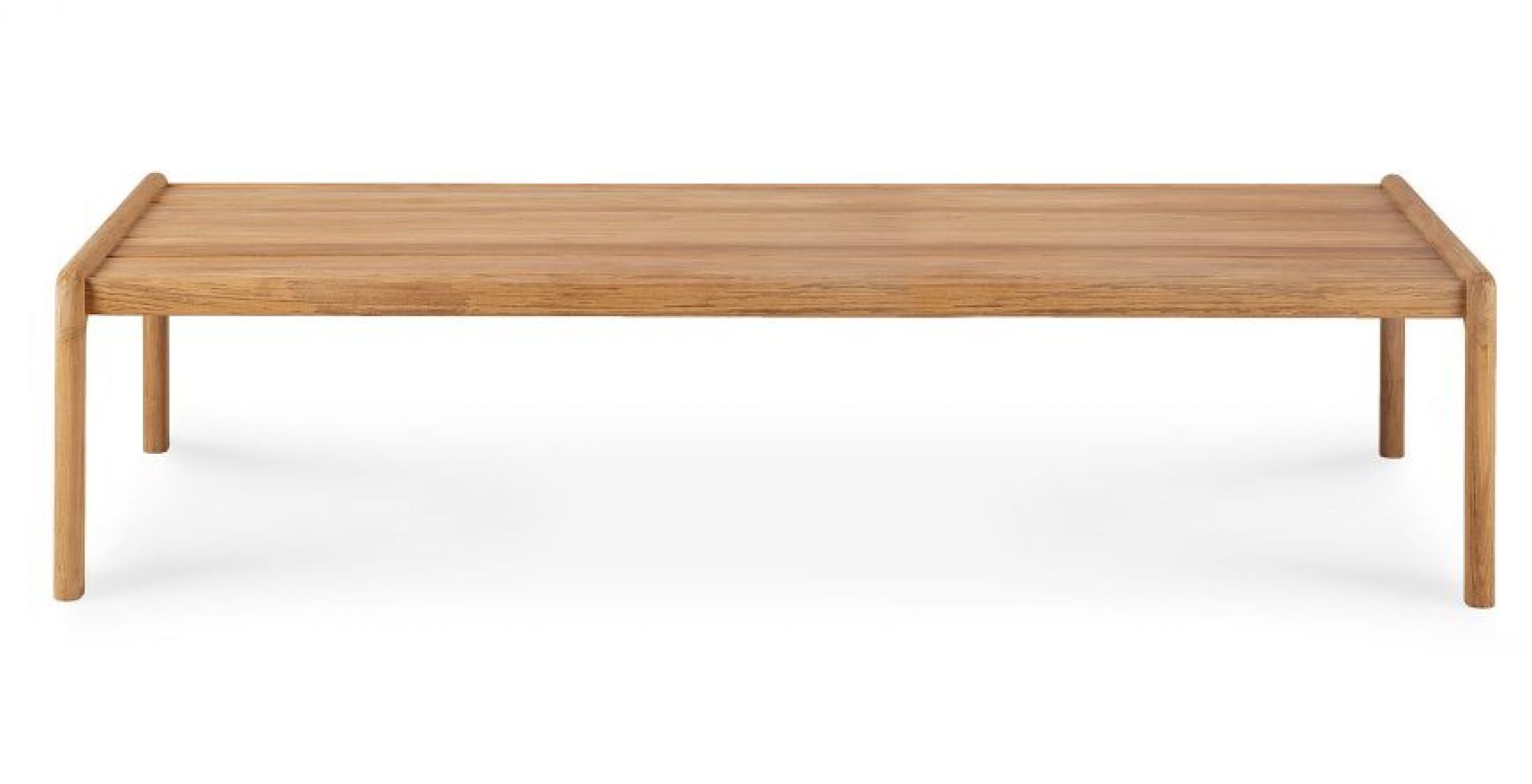 Jack Outdoor Couchtisch aus Teakholz, 150 cm breit, für Garten oder Terrasse.