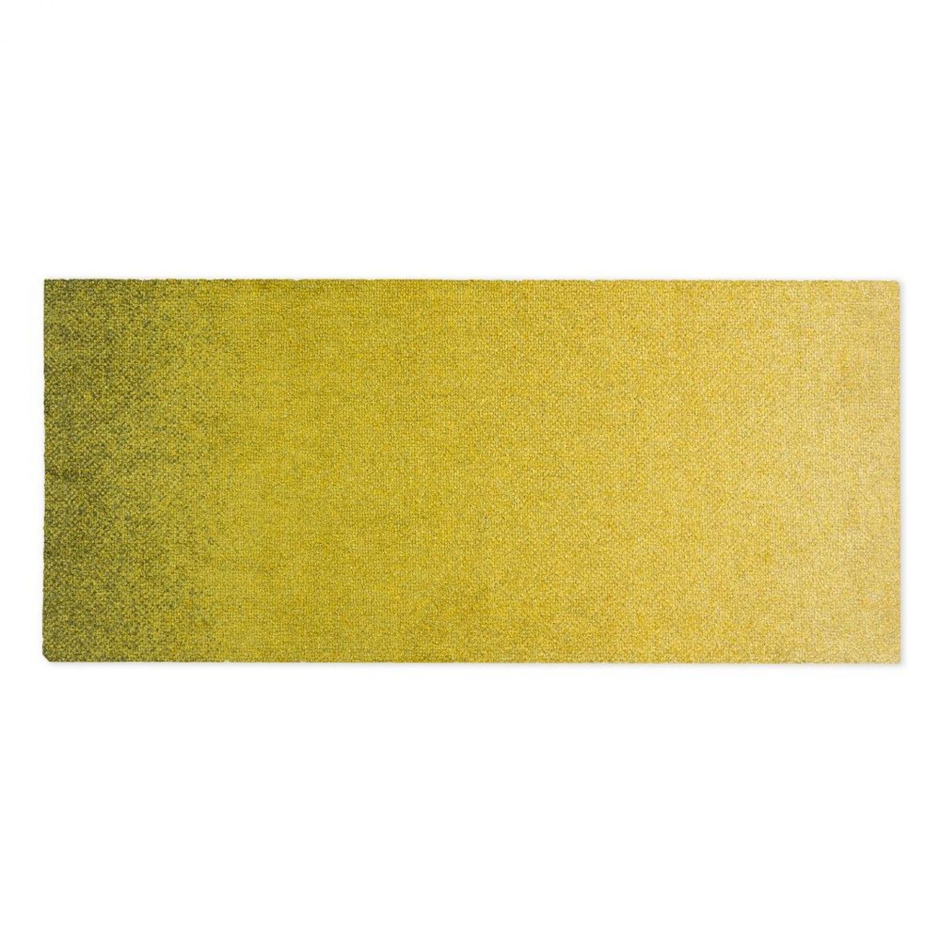 Gelbe Heymat Fußmatte "Dis MOSS" für Innen und Außen, 45x100 cm, Einzelstück. Robuste Schmutzfangmatte.