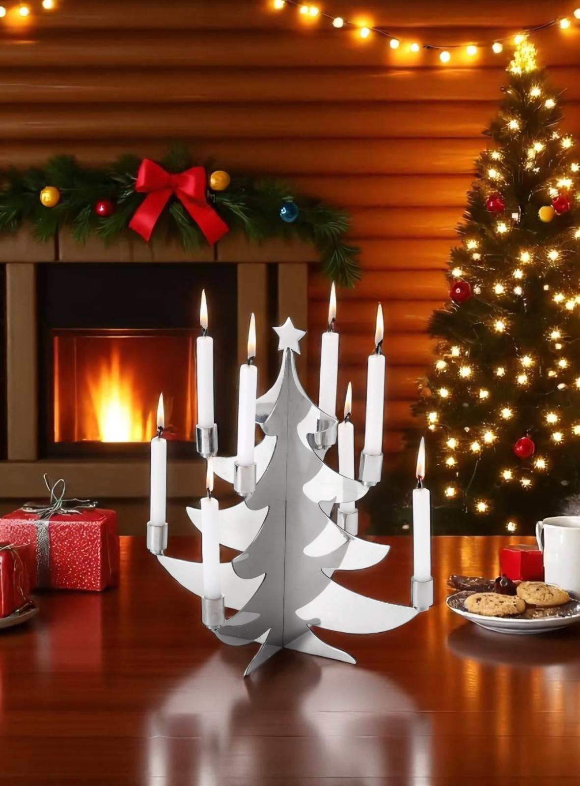 Grenoble Weihnachtsbaum für Kerzen Philippi