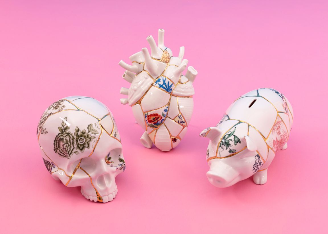 Kintsugi Moneybox Spardose Piggy Bank Seletti